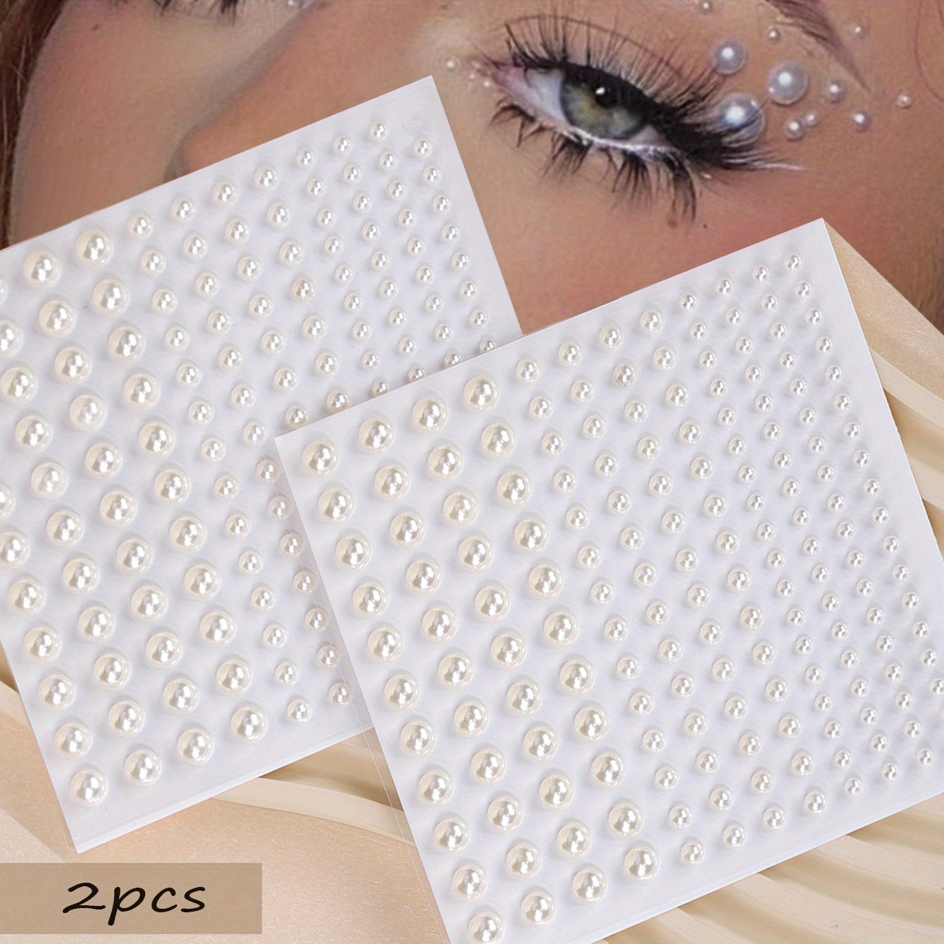 Pearl Dot Stickers - 4mm - White – Triveni Crafts