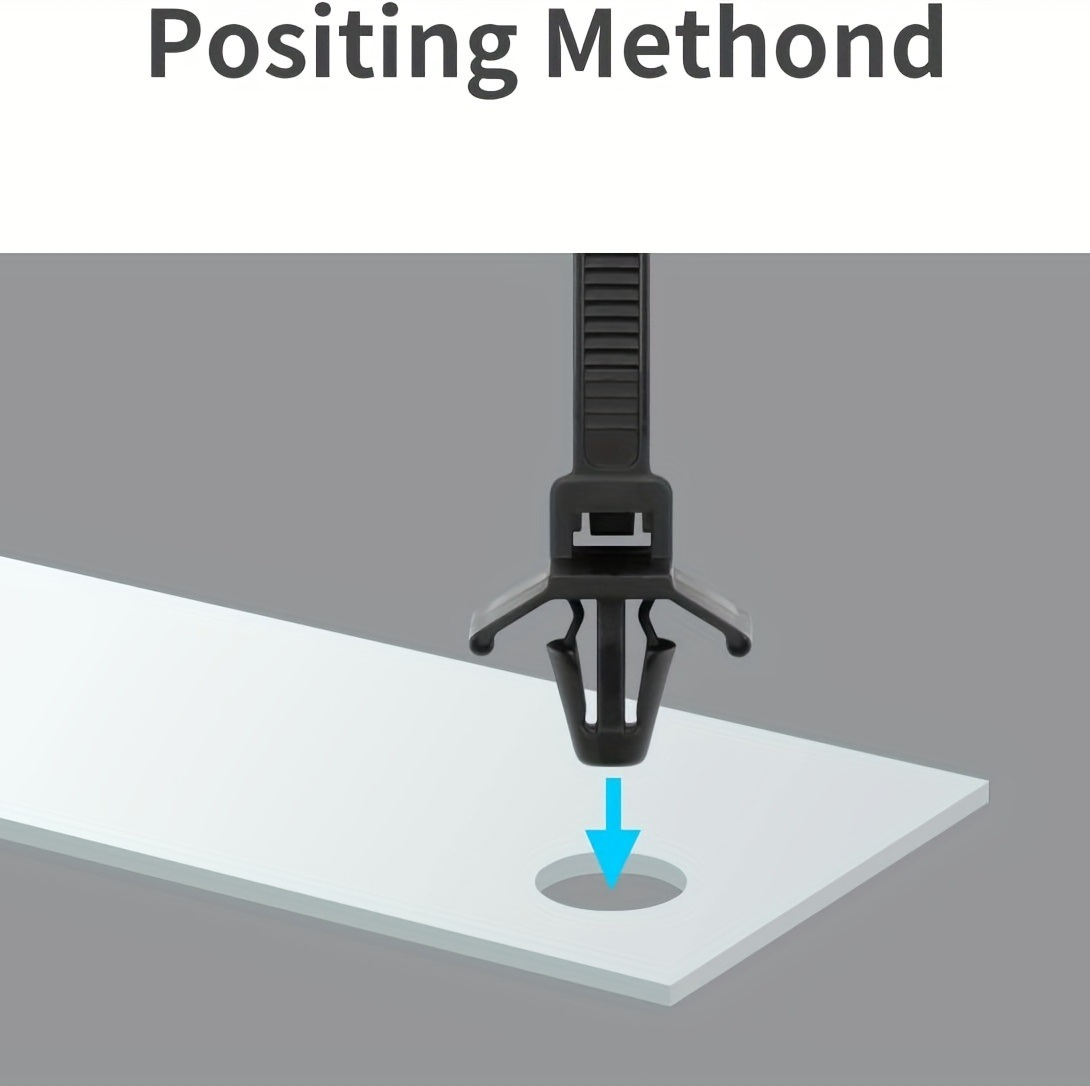 Car Wire Tie Straps Nylon Push Mount Cable Tie Self locking Temu