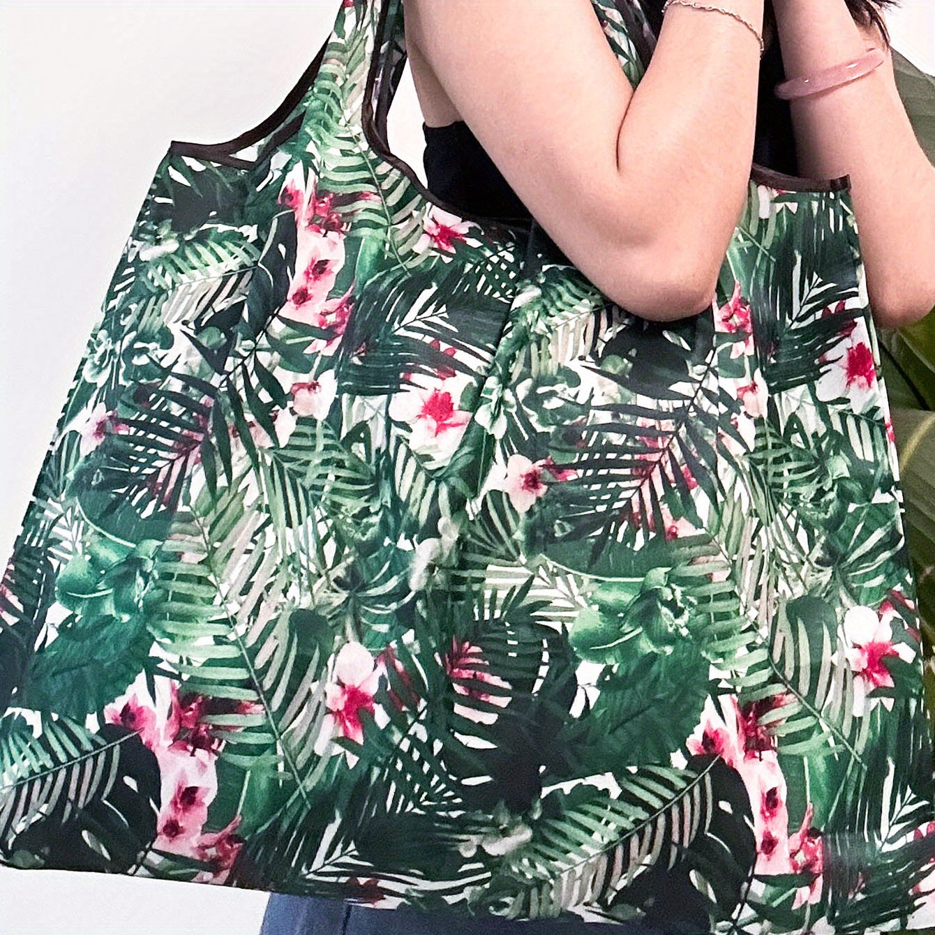 Tropical Foldable Tote Bag - Buy 1 Get 1 Free