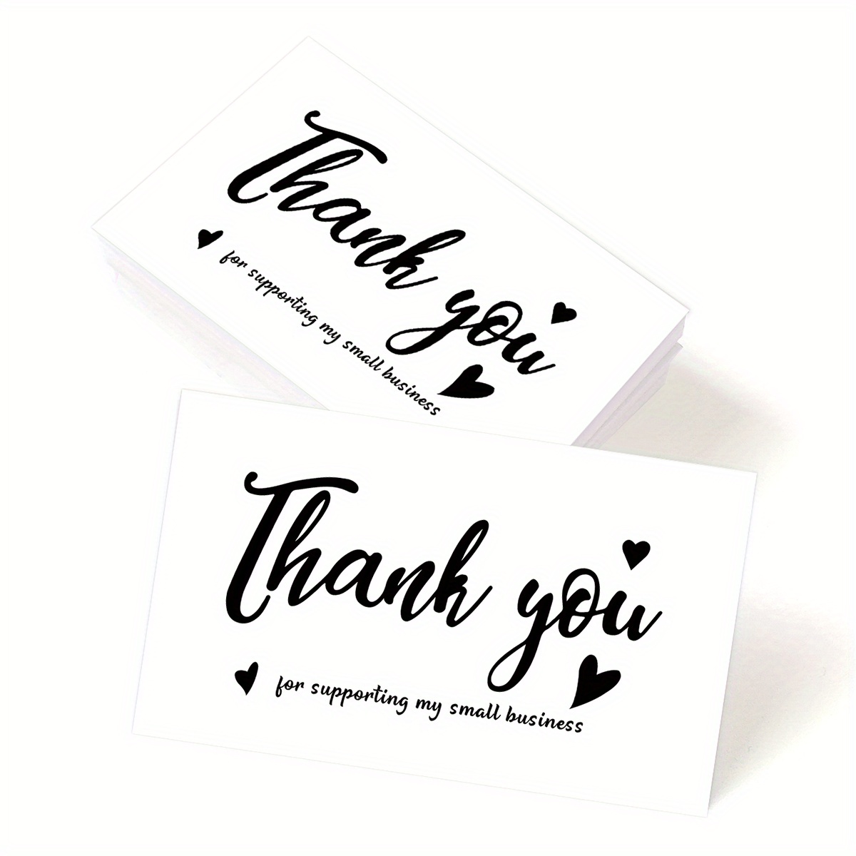 50pcs, Thank You Cards, Thank You Cards Small Business Essentials Postcards  For Small Businesses, DIY Small Business Online Store, Shop, Packing And S
