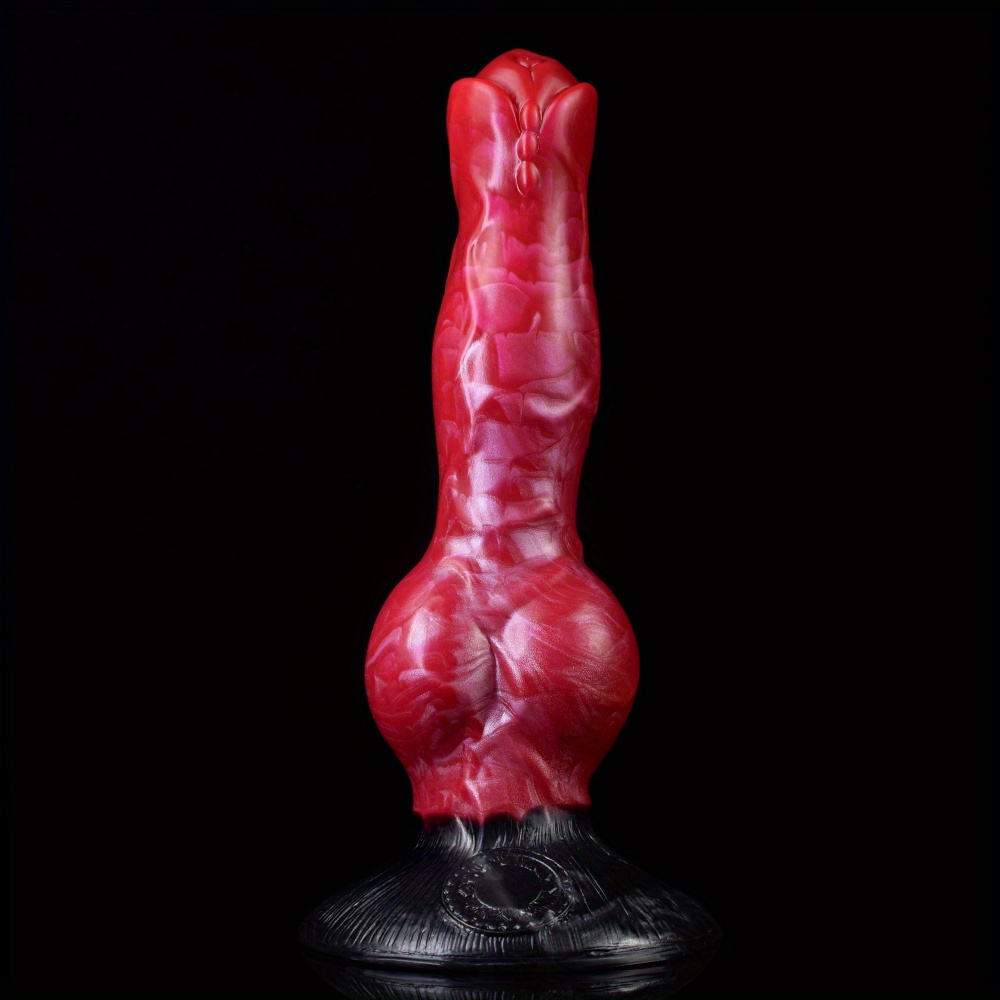 Soft Silicone Dog Knot Realistic Female Dildo Large Animal Temu