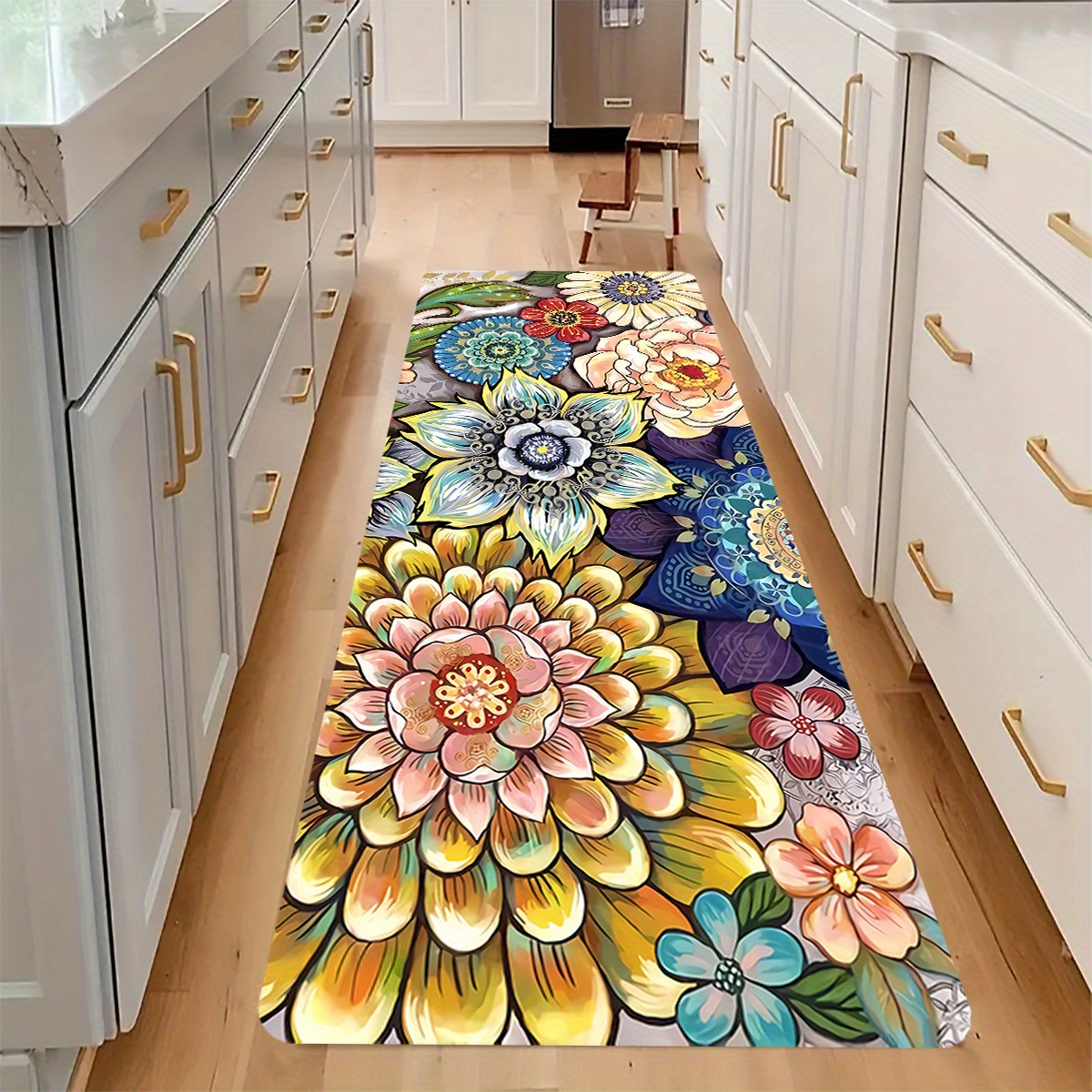 Soft Kitchen Rug, Cushioned Anti-fatigue Kitchen Rug, Cartoon Shef  Waterproof Non-slip Kitchen Rugs Set, Runner Rug, Bedside Rug, Super  Absorbent Washable Carpet For Farmhouse Kitchen Home Office Sink Laundry -  Temu