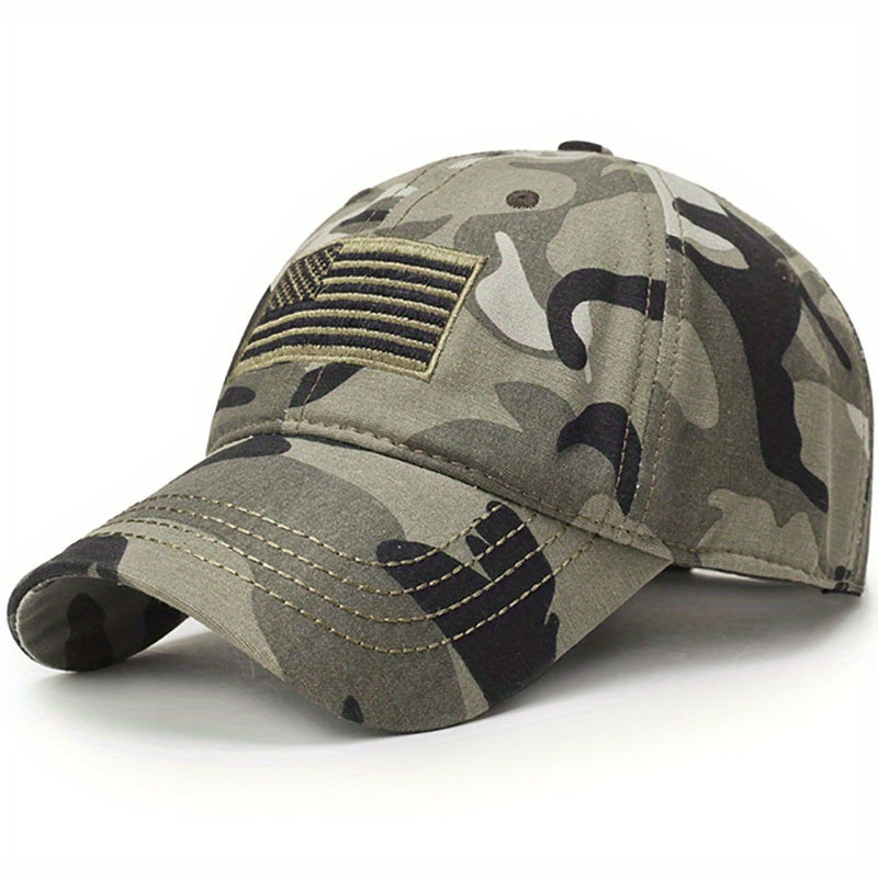 American Flag Patch Baseball Tactical Unisex Camouflage - Temu