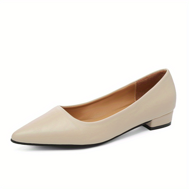 comfortable versatile low heel flat shoes women shallow - Temu