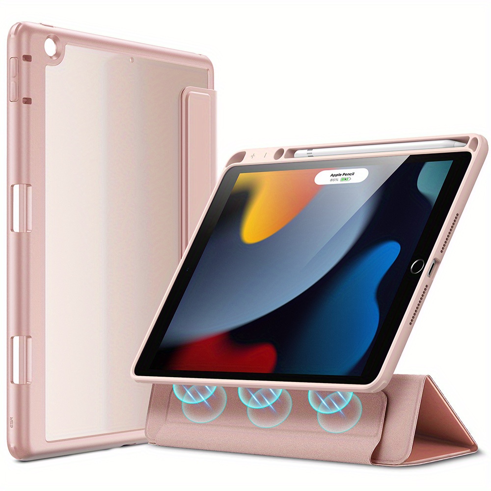 Apple iPad Air 4 (2020) tablet case pink gold ESR Ascend Trifold