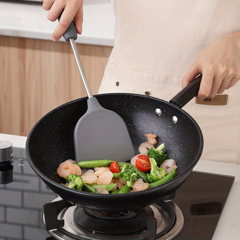 1pc 8 Inch Non-stick Frying Pan, Black, Suitable For Cooking Eggs