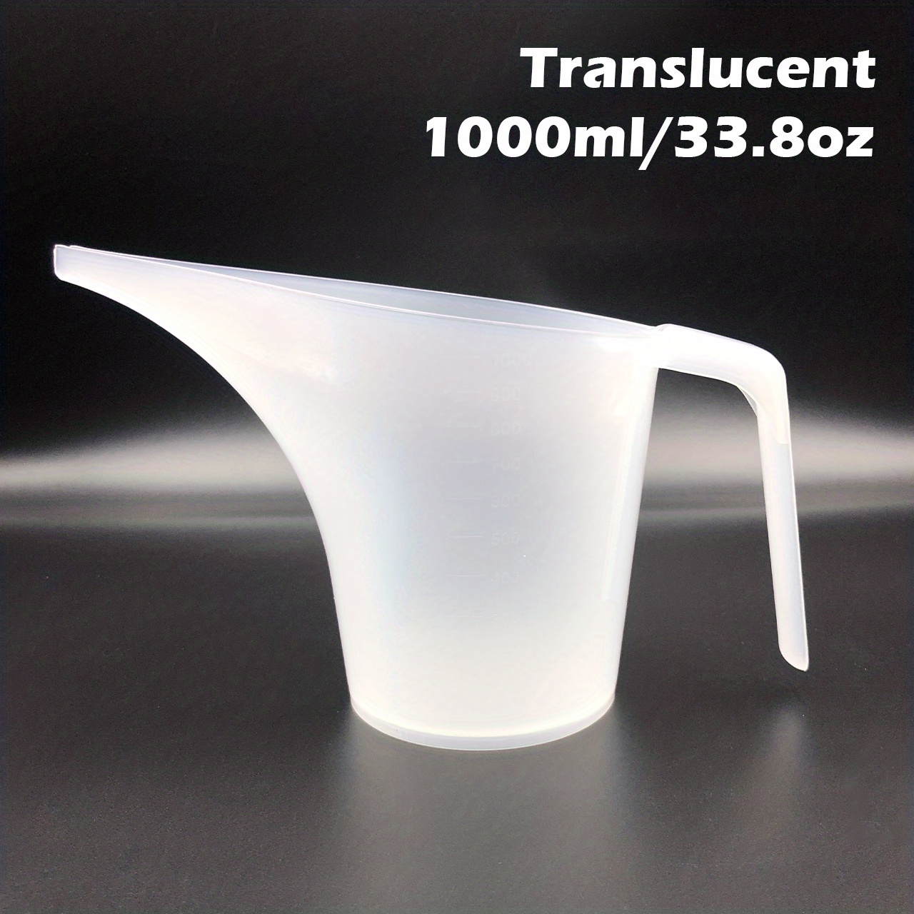 Measuring Jug Plastic Measuring Cup With Scale Handle Transparent Measuring  Cups Nesting Stackable Container For Liquids Dry Solid(250ml)1pcs