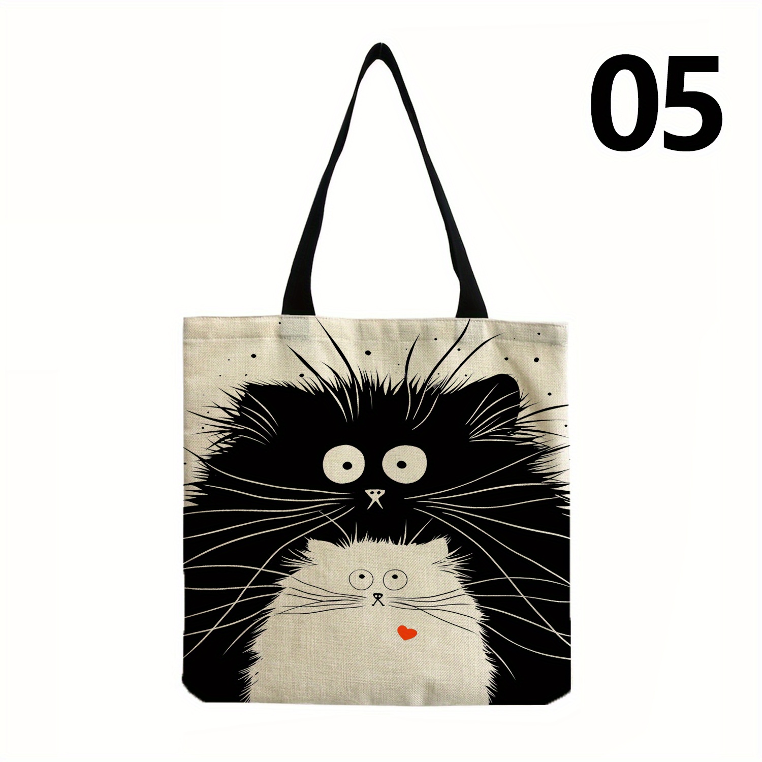 Cat Pattern Tote Bag - Travel and Work Essential