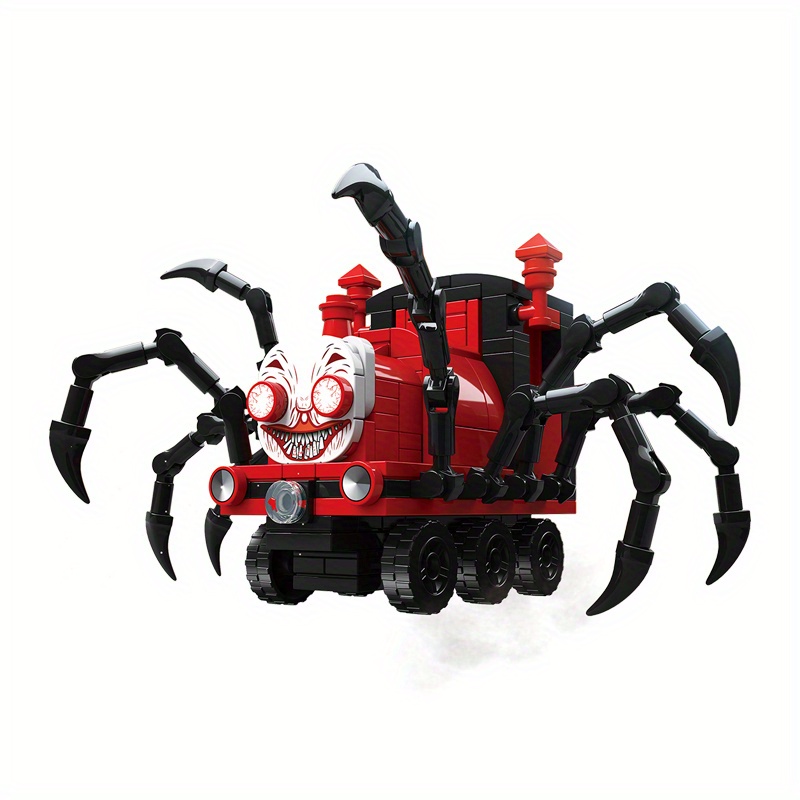 Jogo de terror Red Spider Little Train Puzzle Building Block Toy, modelo de  exibição de presente de Halloween - Temu Portugal