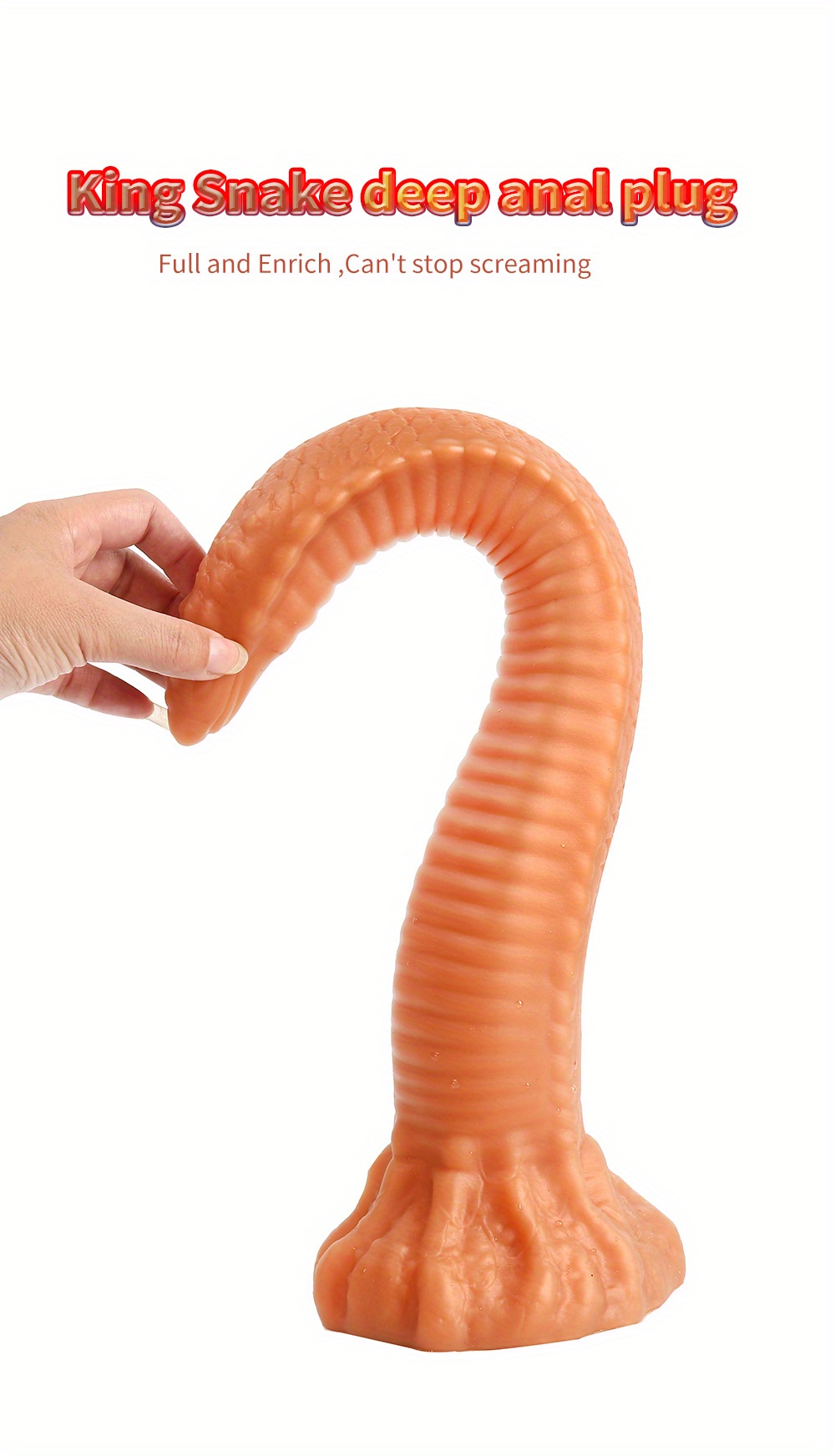 snake anal plug Long Colon Snake Plug Do Pump Anal Toy L main image 1