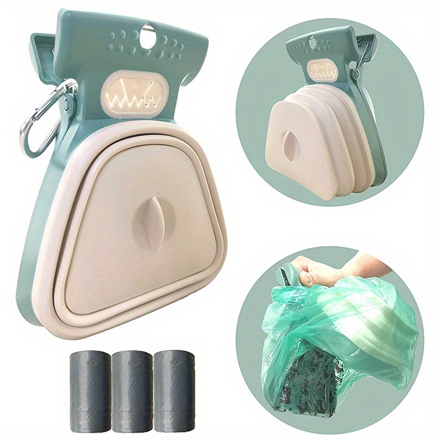 Portable dog hot sale poop container