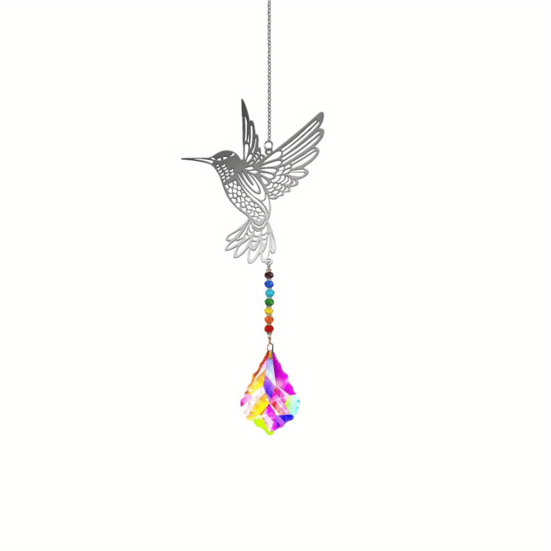 Generic - Lot de 5 capteurs de soleil en cristal arc-en-ciel avec prisme  décoratif hibou colibri papillon prisme cadeau - Objets déco - Rue du  Commerce