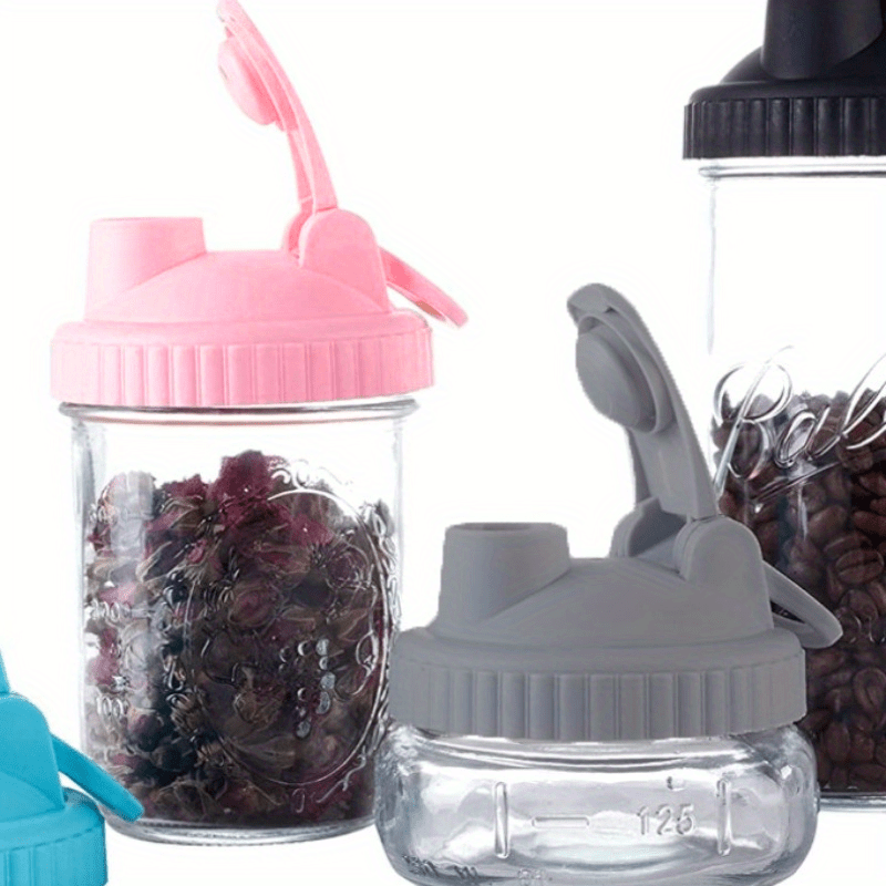 Reusable Lid Fits Mason Jar Wide Mouth Plastic Drinking Lids Temu
