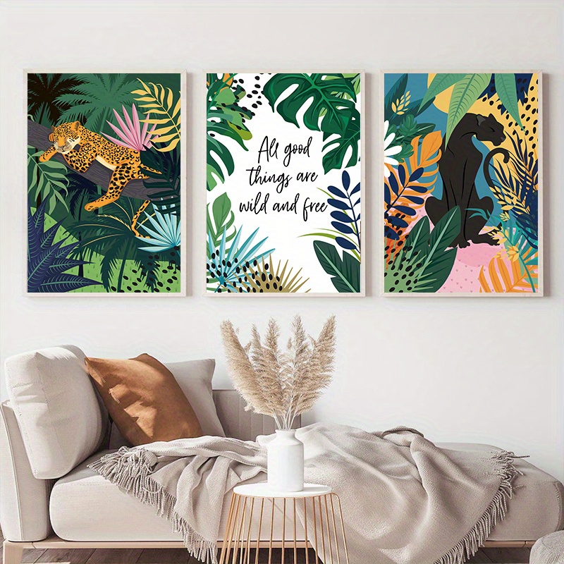 Leopard Palm Leaf II Wall Art, Canvas Prints, Framed Prints, Wall