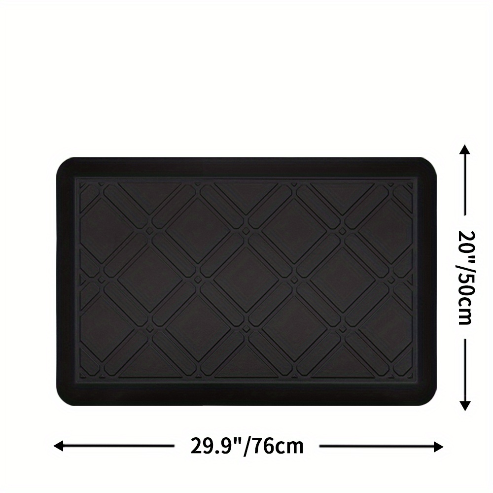 1pc Chicken Pattern PU Leather Thickened Rug, Non-Slip Waterproof Mat For  Floor Anti-Fatigue, Bathroom Anti-skid Mat, Bathroom Doormat, Bedroom Carpet