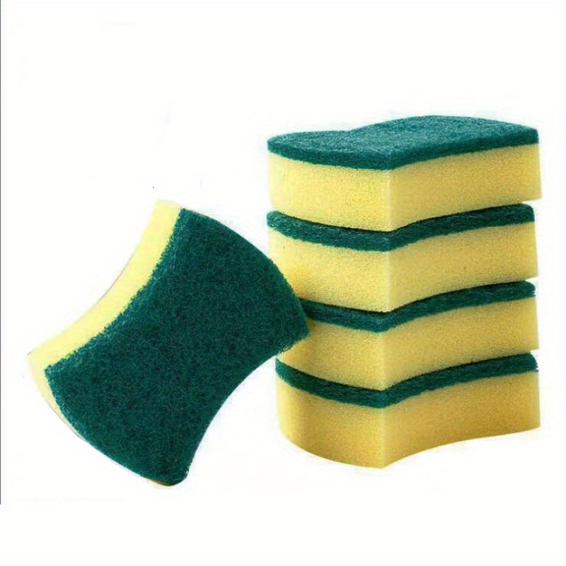 Dishwashing Sponge Scouring Pad Cleaning Brush Magic - Temu