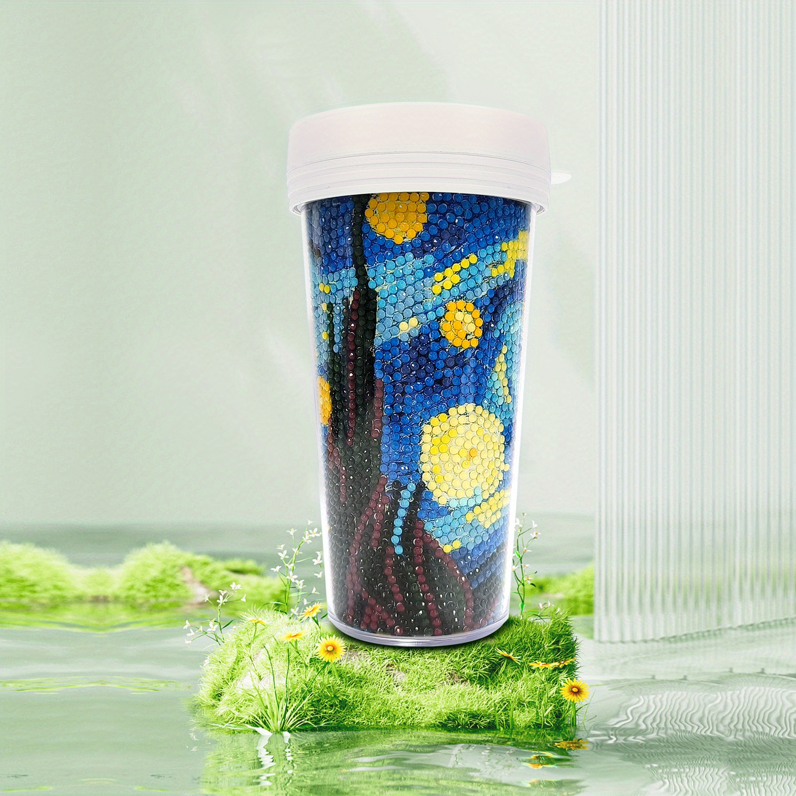 on solar system paint cup