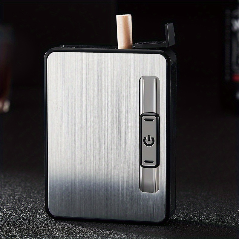 2 In 1 Lighter And Cigarette Case Usb Rechargeable Lighter