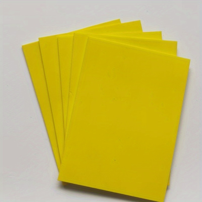 Easimat A4 EVA Foam Craft Sheets in Yellow Kids Arts Project DIY 2mm thick