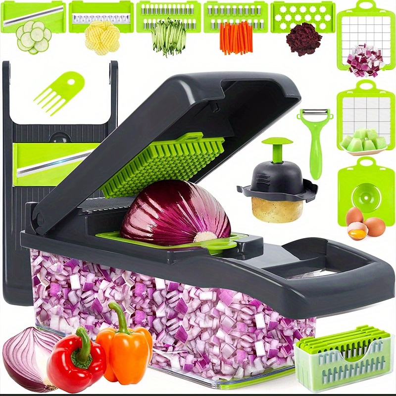 Vegetable Fruit Chopper Professional 12 in 1 Vegetable - Temu