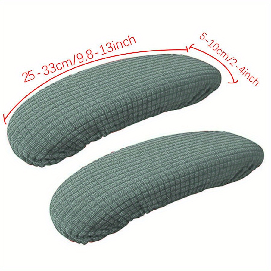 Copri Bracciolo Auto 2 Pezzi - Tessuto Elasticizzato, Universale, Nero, Per SUV, Camion, Furgoni - Foto 4