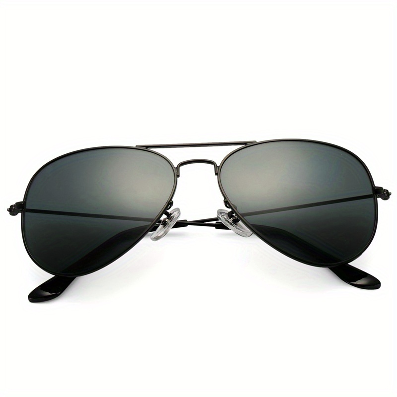 Real Glass Lens Aviator Sunglasses for Men, Metal Frame Retro Classic Military Pilot Sunglasses Sun Glasses,Goggles,Y2k,Eye Glasses,Eyeglasses