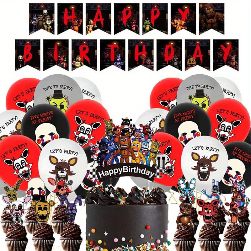 20 Five Nights at Freddys Balloons / FNAF Brithday Party 