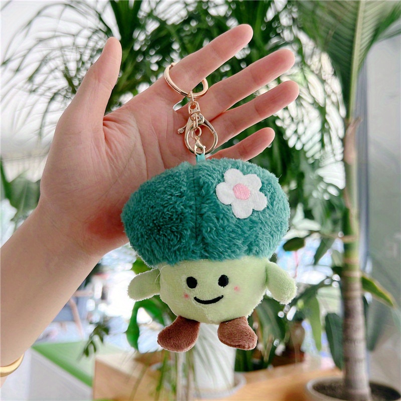 Temu Cartoon Cute Green Onion Keychain Plush Toy Green Onion Vegetable Doll Bag Pendant Gift Party Christmas Halloween Birthday Gift, Christmas Gifts