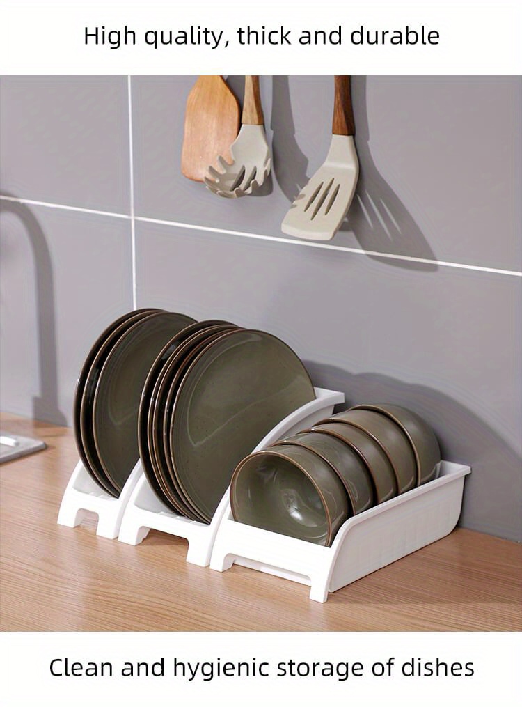 Kitchen Shelves Dish Dishes Dishes Tableware Storage - Temu