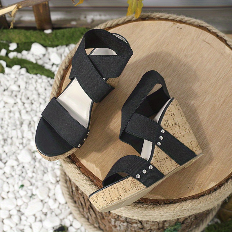 Womail Women's Platform Wedge Straps Plus-Size Sandals,Waterproof