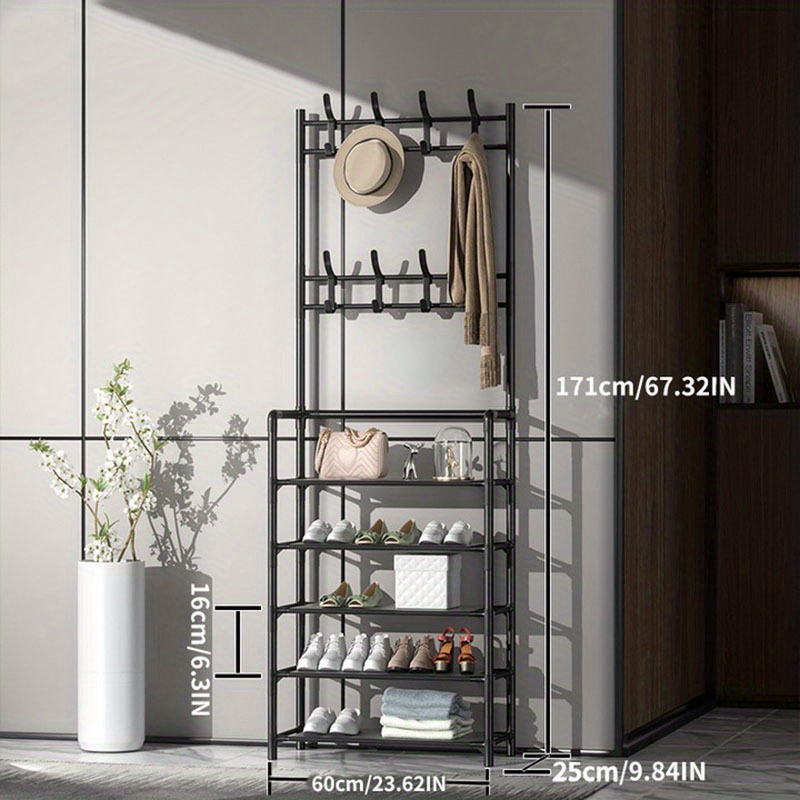 Iron Rack with Three Hooks 25cm