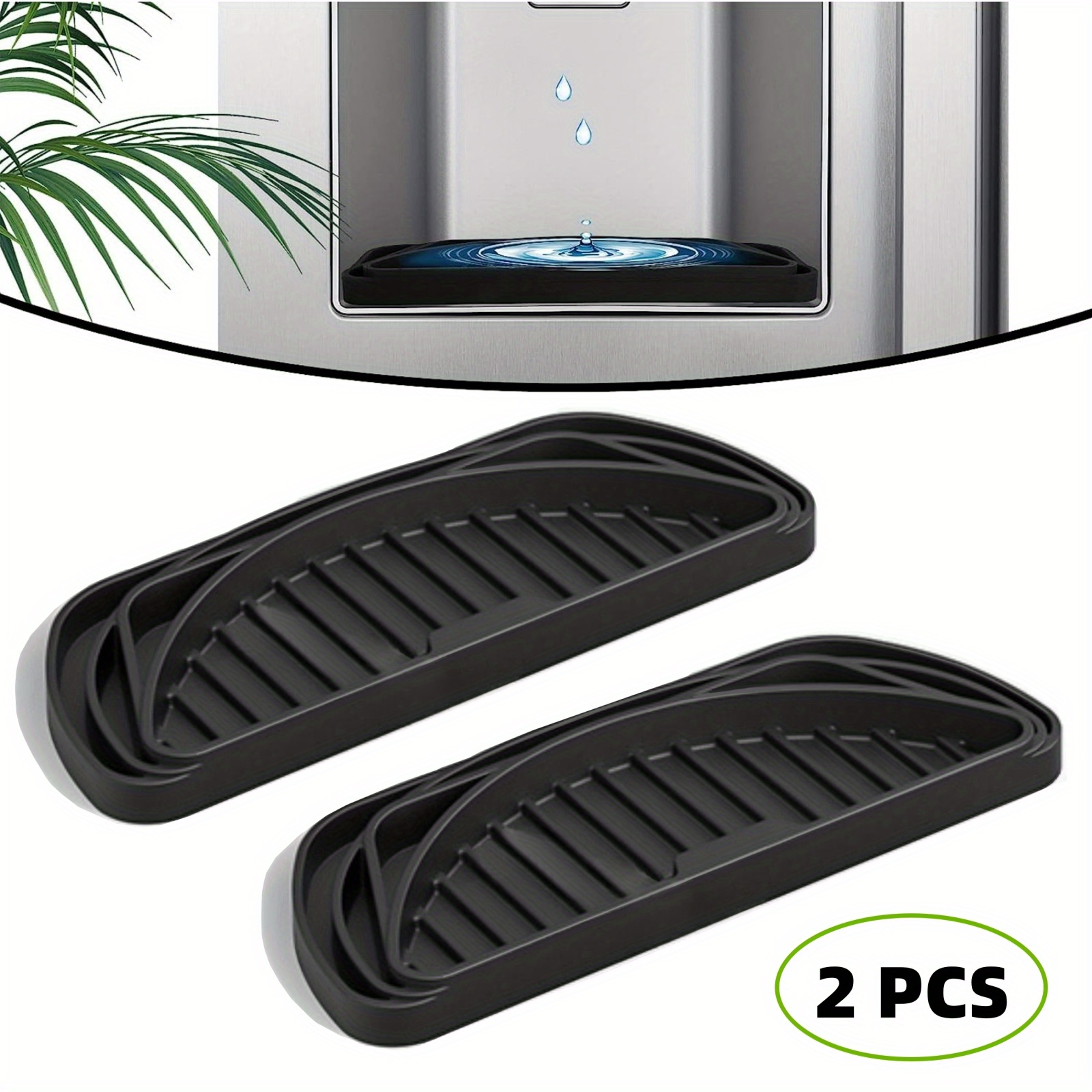 2PCS Water Tray Water Drip Drip Refrigerator Drip Tray for Kitchen