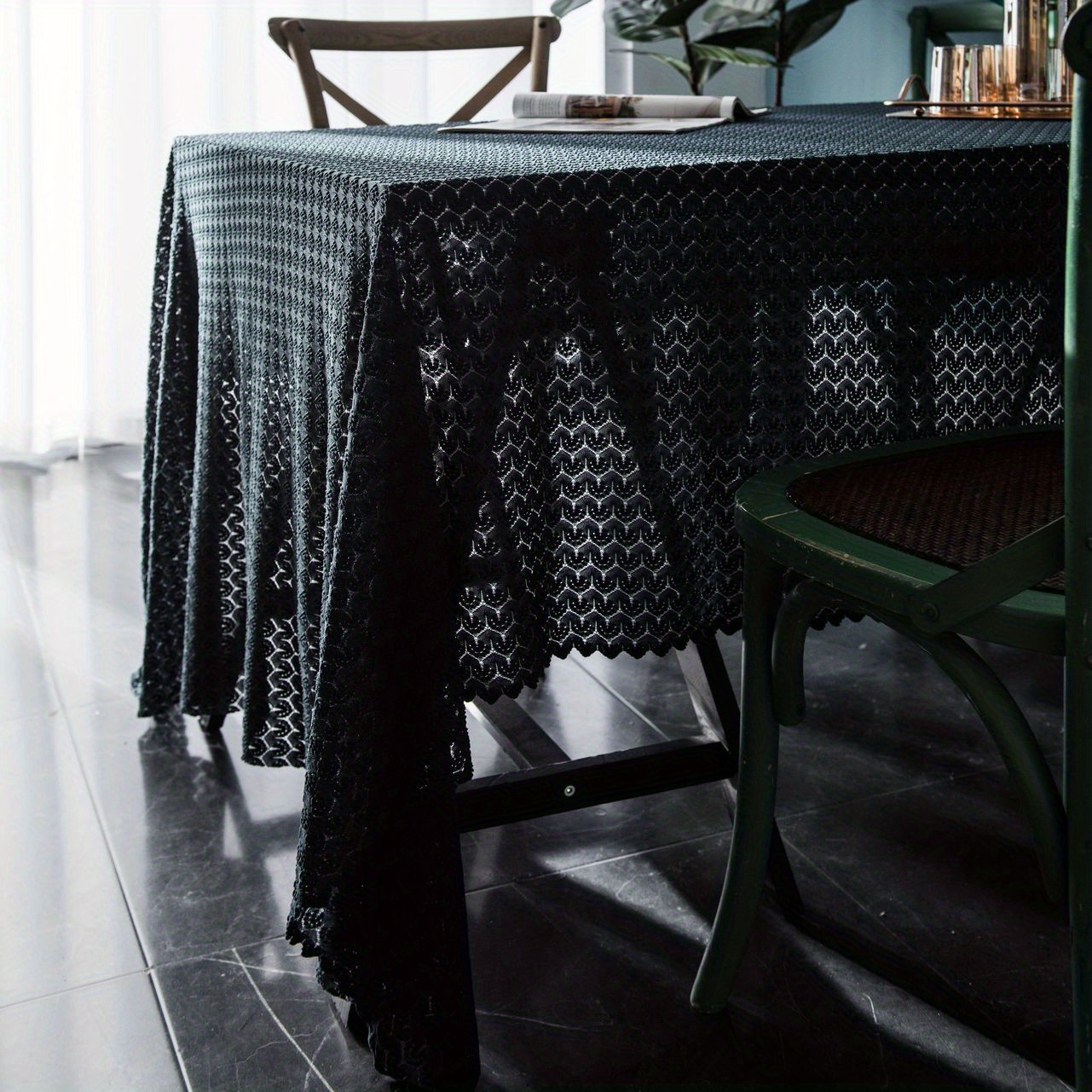 Vintage Lace Tablecloth French Style