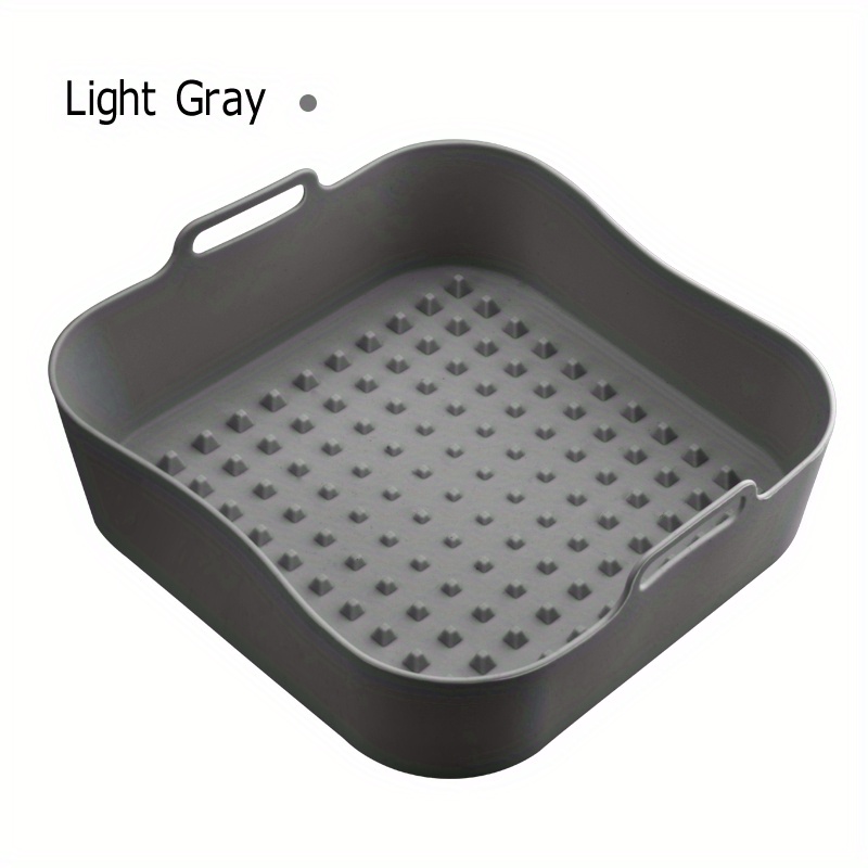 Silicone Air Fryer Liner, Square Air Fryer Liners Pot For 4qt To 7qt,  Silicone Basket Bowl, Reusable Baking Tray, Oven Accessories, Baking Tools,  Kitchen Gadgets, Kitchen Accessories - Temu