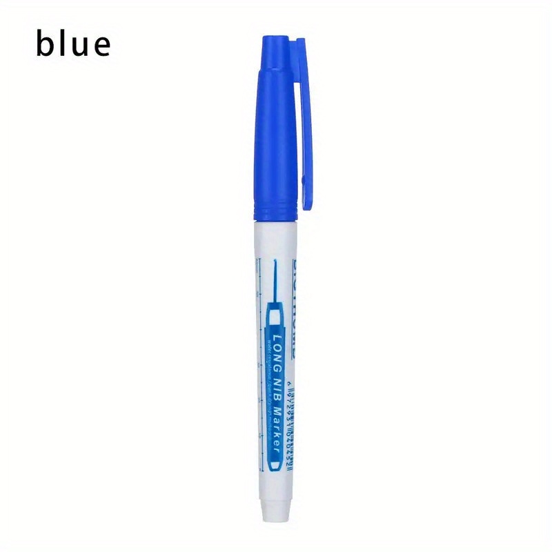 Multi-purpose Deep Hole Marker Pens Long Nosed Marker Deep Drill Hole Long  Nib Scriber Waterproof Mechanical Carpentry Colorful Marker Pen for