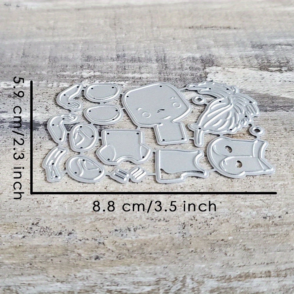 1pc Girl Metal Die Cuts For Card Making, DIY Handmade Scrapbook Crafts  Stencil