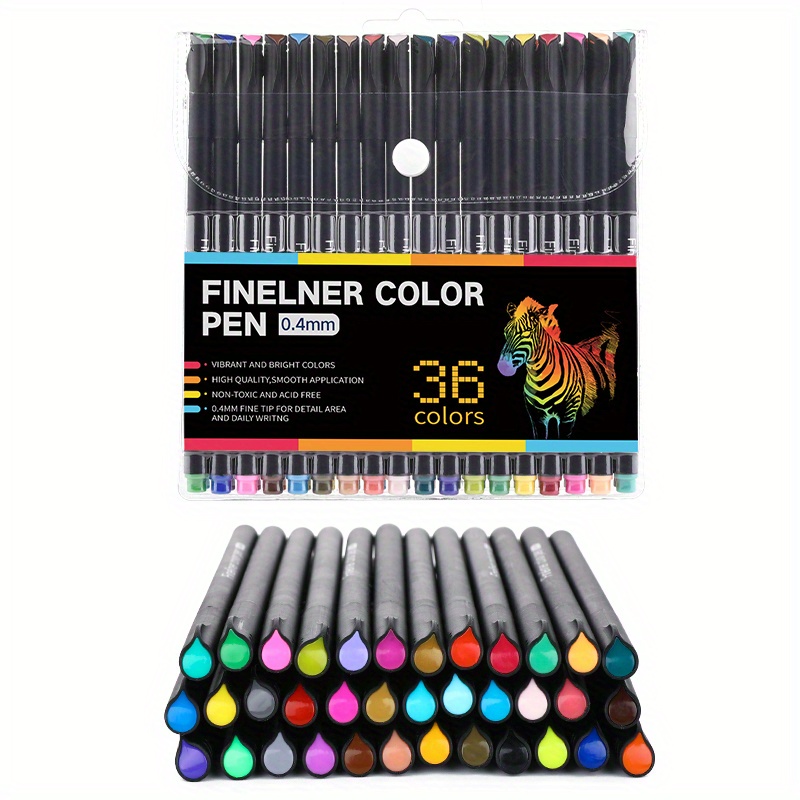 Art Fineliner Colored Pens 60 Colors Fine Point Pens For - Temu