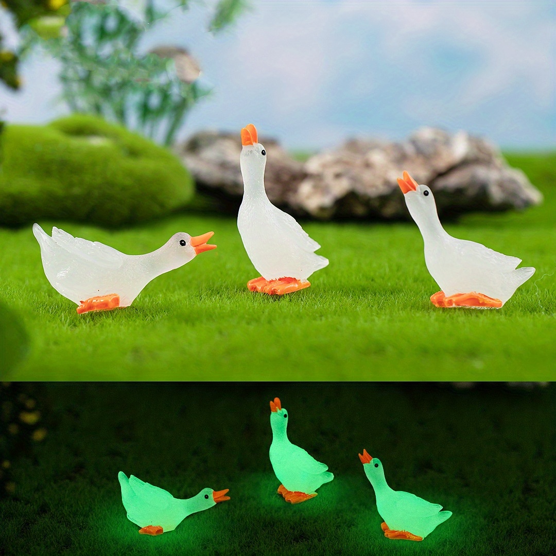 Ducks Miniature Figurines Mini Ducks Fairy Garden - Temu
