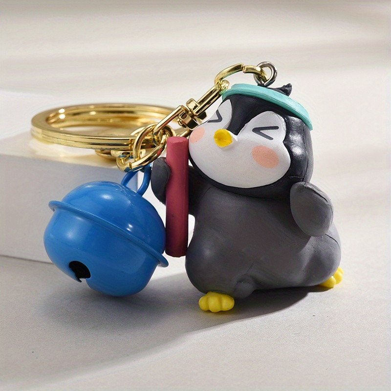 PVC Cartoon Pinguin Schlüsselanhänger Anhänger Dekoration Mit