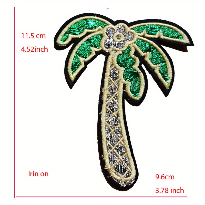 Pack Of 6pcs Pineapple Sequins Embroidery Iron On Fabric Stickers Hat Shirts  Craft DIY 