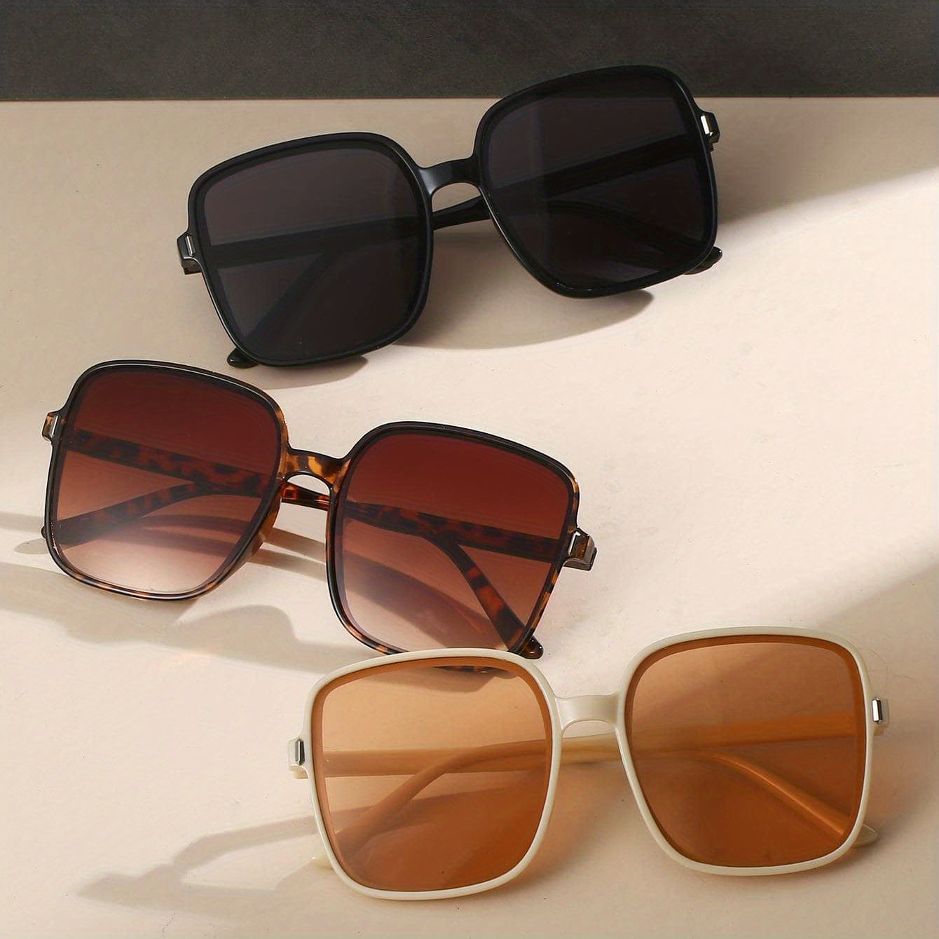 LUXURISM JEWELRY Gafas de sol polarizadas para mujer, gafas de sol de gran  tamaño, estilo Funky de moda para mujer, únicas y elegantes, se adaptan a