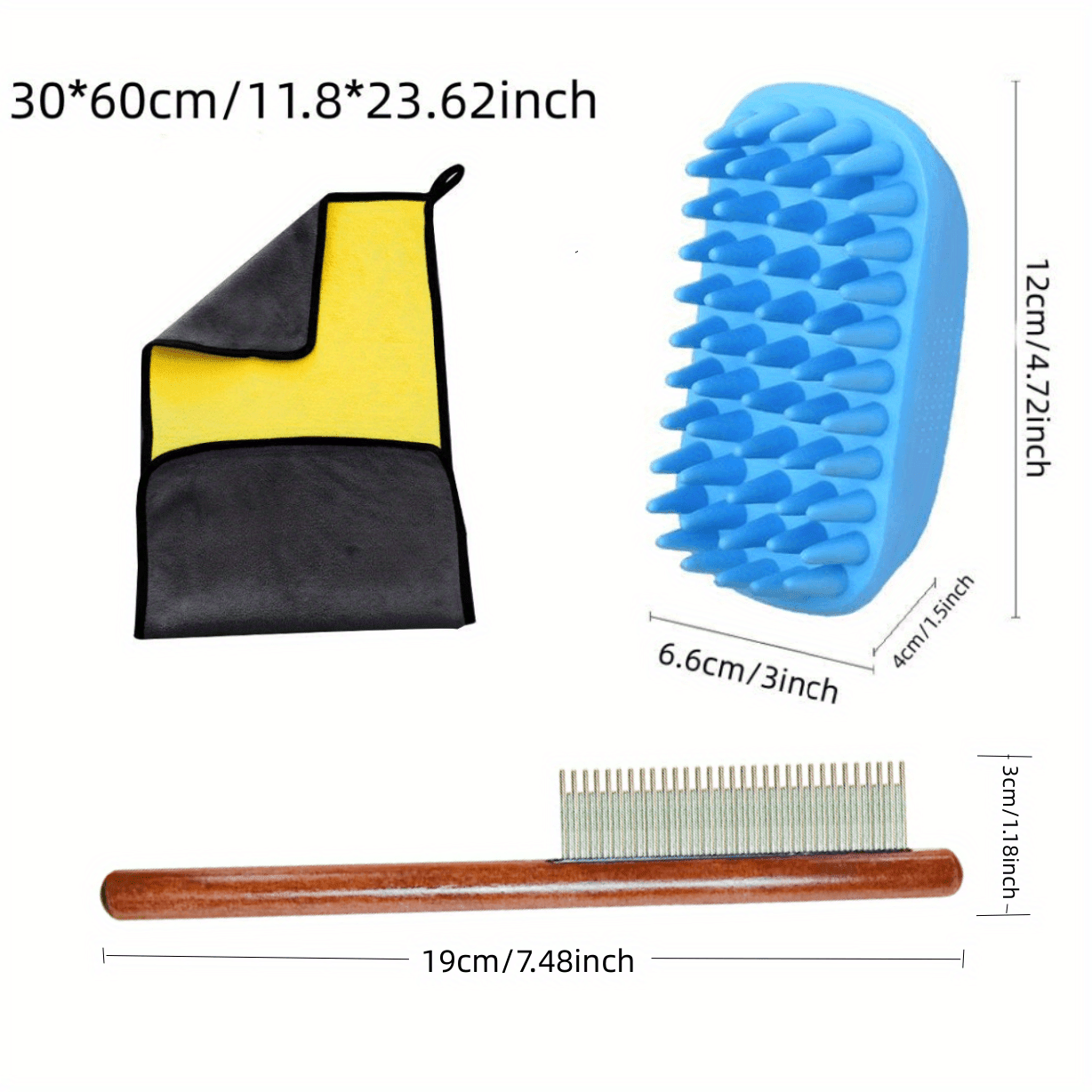 Microfiber Dog Bath Towel for Small Dogs and Cats