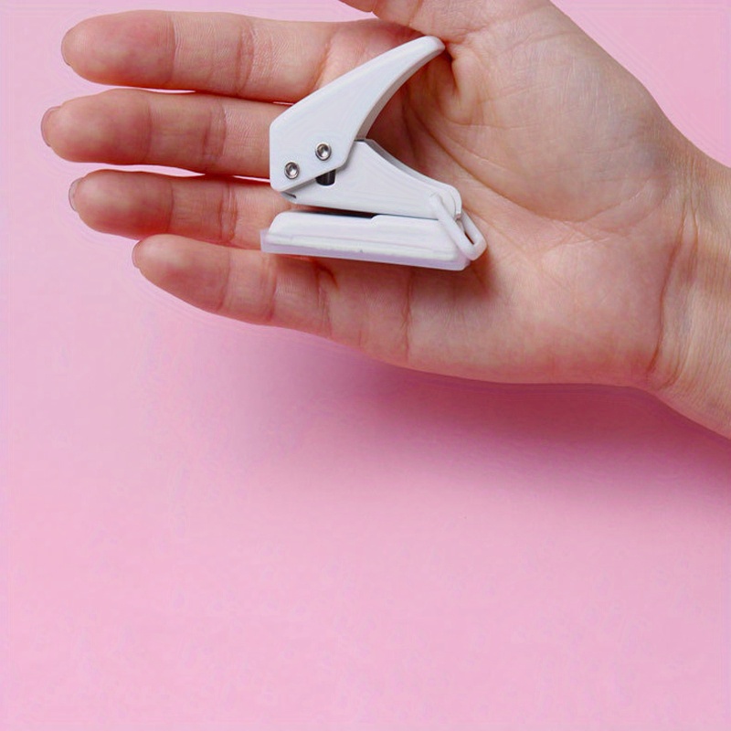 Cute Mini Morandi Single Hole Puncher( Capacity) Hole Diy - Temu