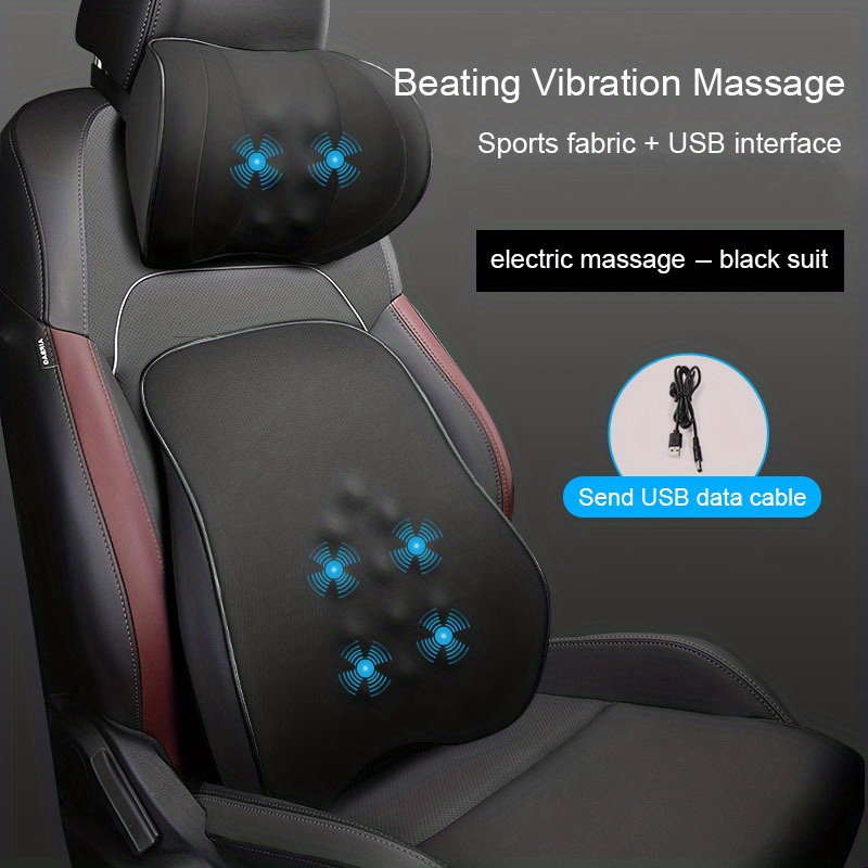 USB Car Heated Seat Cushion Comfort Memory Foam Seat Cushion For