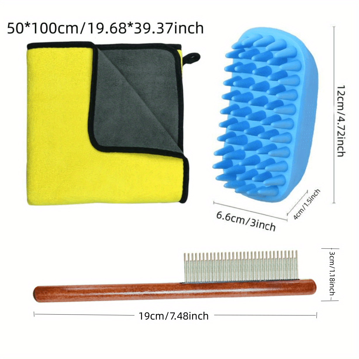 Microfiber Dog Bath Towel for Small Dogs and Cats