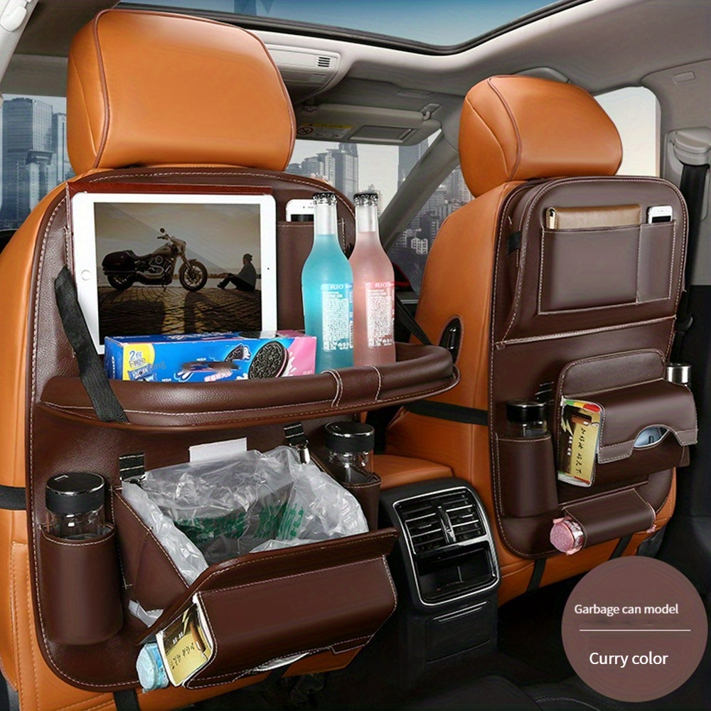 PURED Autositz Aufbewahrungsbox für Ford B-MAX C-MAX S-MAX KA Edge Mustang,  PU-Leder-Organizer Sitz Seitentaschen Organizer Multifunktionale