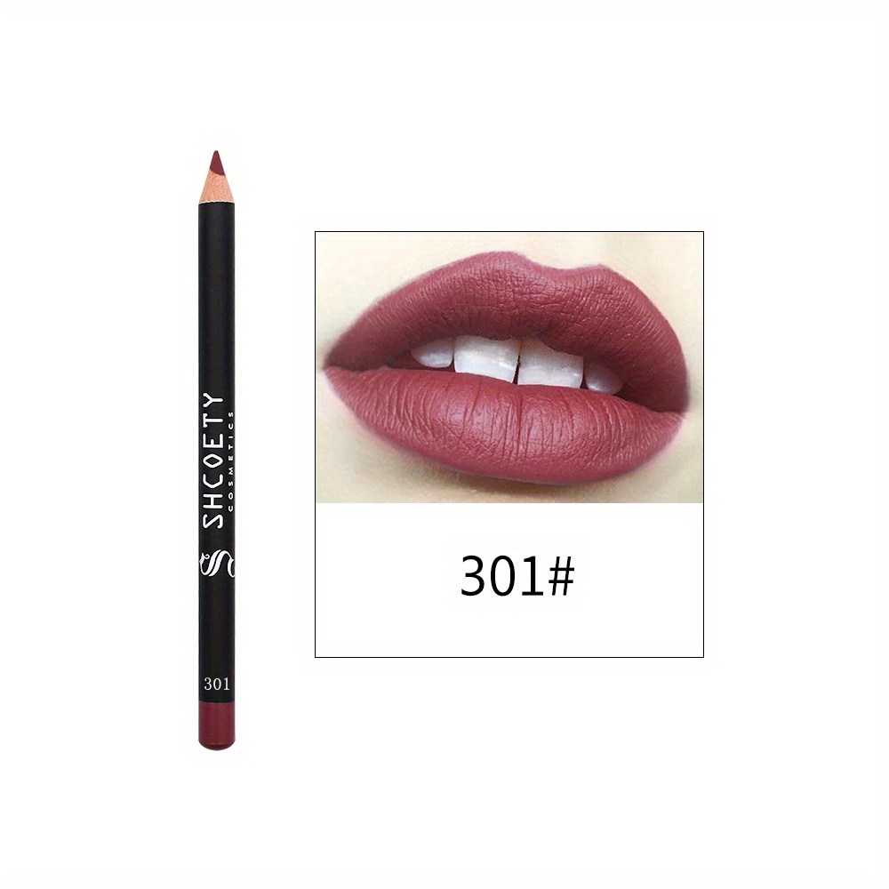 12 Colors Matte Lip Liner Pens Set Long-Lasting Creamy Lip Liner Natural  Lip Makeup Soft Pencils Lipstick Set (#1)