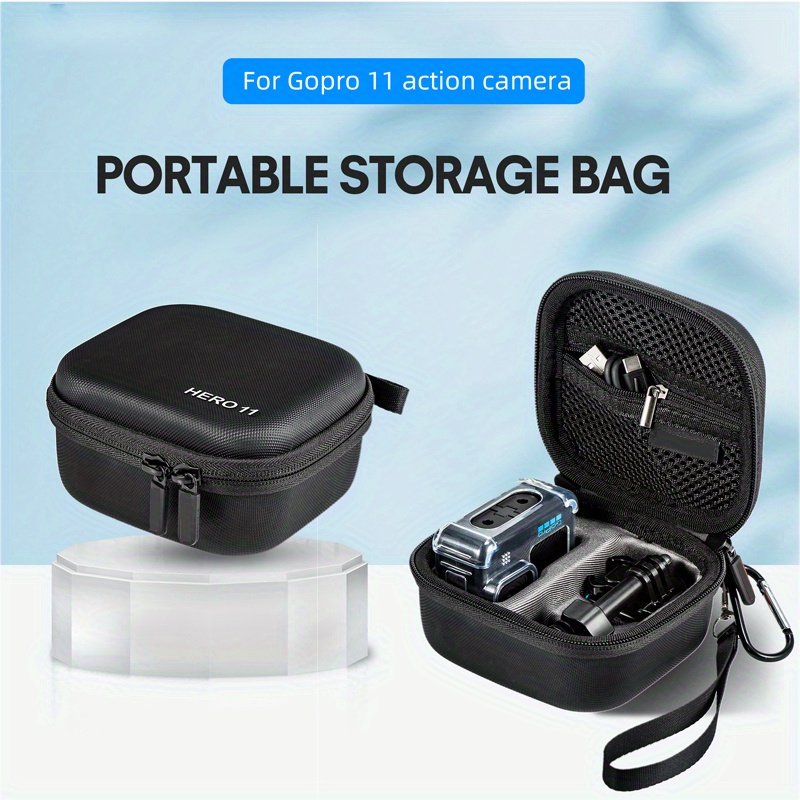 Portable Small Waterproof Storage Action Camera Bag Case for Gopro