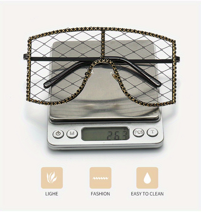 fashion   glasses for women luxury     costume prom decorative eye glasses with glasses bag details 2