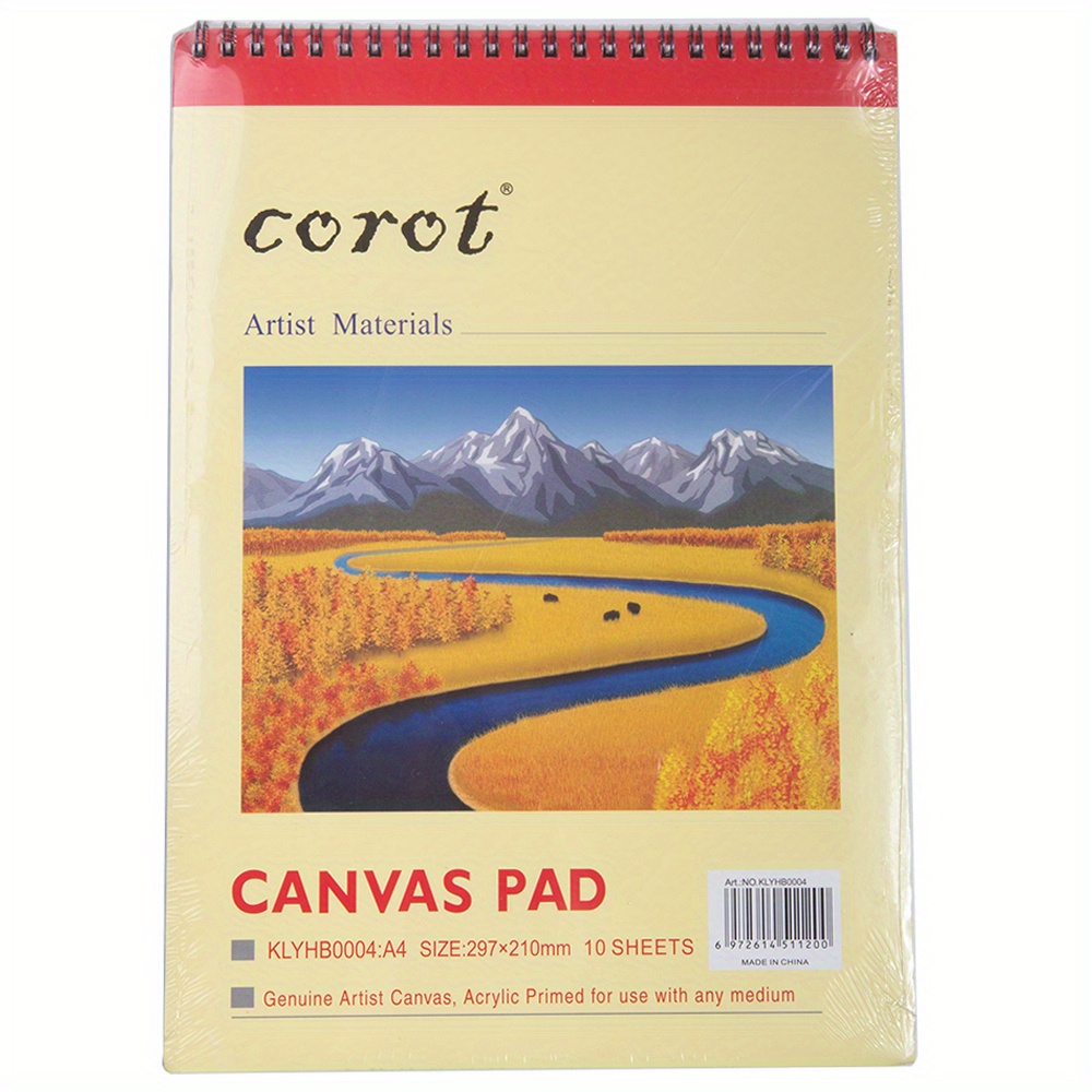 Oil Canvas Pad Professional Oil Painting Book Oil - Temu